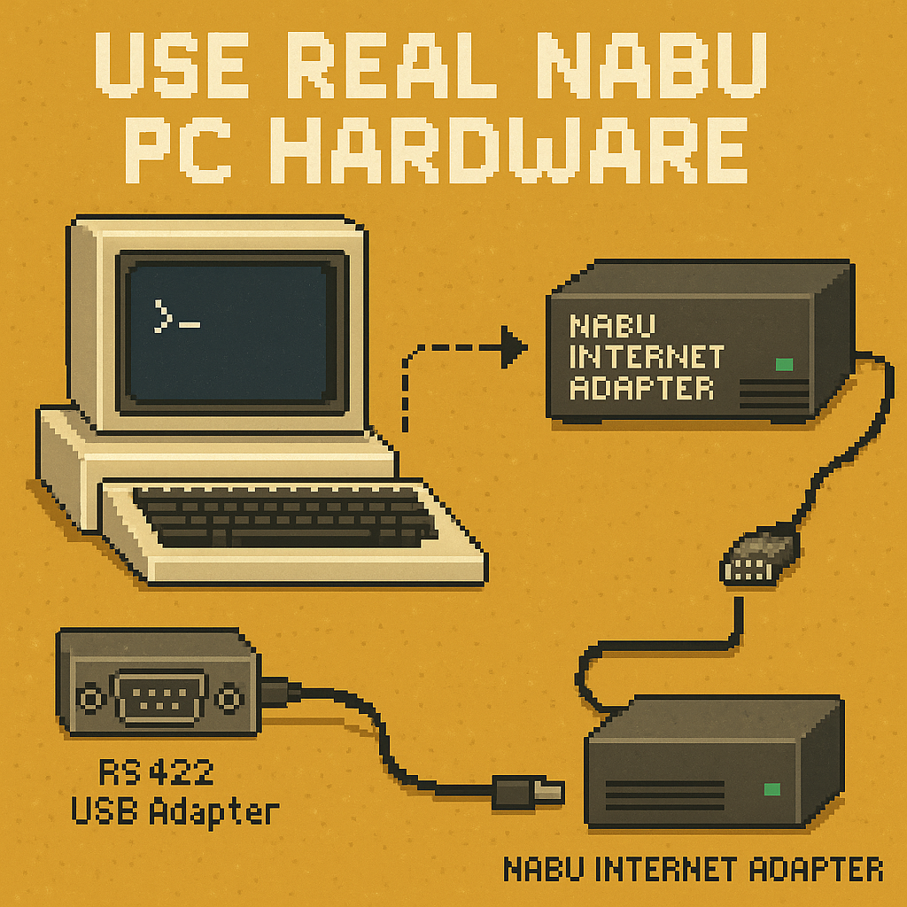 Use Real NABU PC Hardware