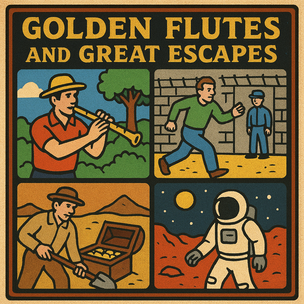 Golden Flutes and Great Escapes